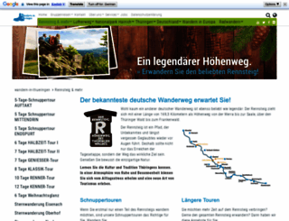 rennsteig-und-mehr.net screenshot