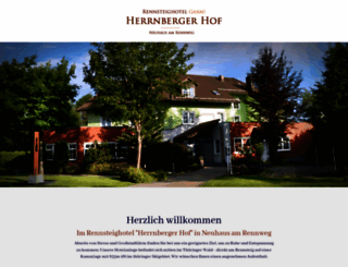 rennsteighotel.de screenshot