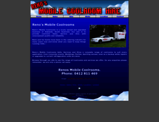 renosmobilecoolrooms.com.au screenshot