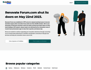 renovateforum.com screenshot