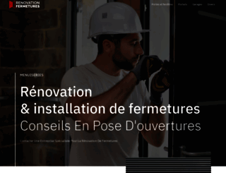 renovation-fermetures.com screenshot