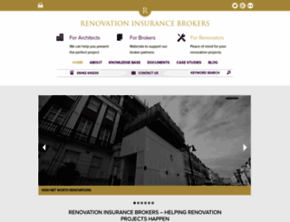 renovationinsurancebrokers.co.uk screenshot