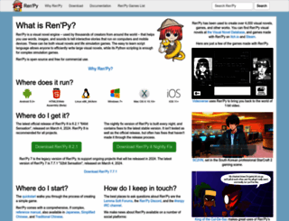 renpy.org screenshot