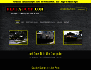 rent-a-dump.com screenshot