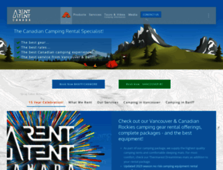 rent-a-tent-canada.com screenshot