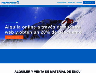 renta-ski.com screenshot