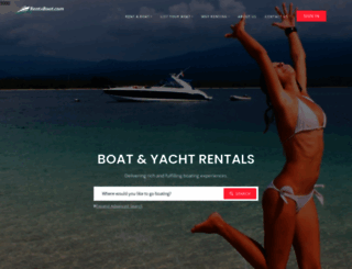 rentaboat.com screenshot