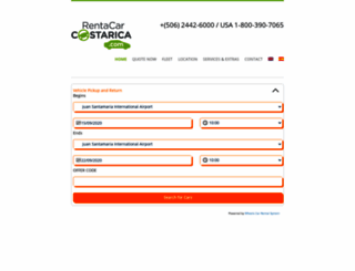 rentacarcostarica.com screenshot