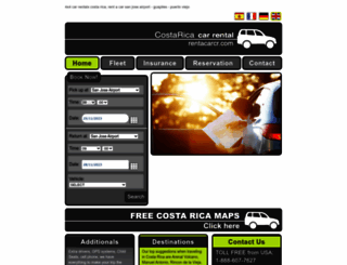 rentacarcr.com screenshot