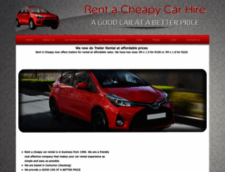 rentacheapy.co.za screenshot