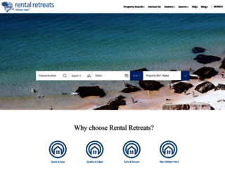 rental-retreats.co.uk screenshot