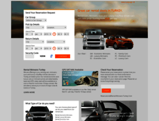rentalminivansturkey.com screenshot