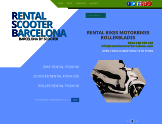 rentalscooterbarcelona.com screenshot