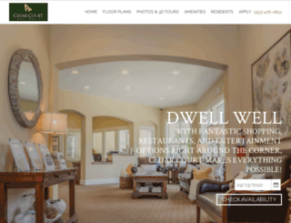 rentatcedarcourt.com screenshot
