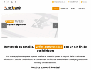 rentaweb.es screenshot
