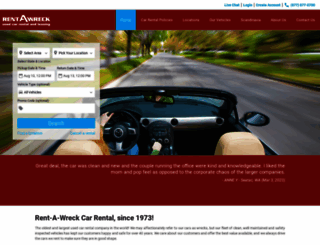 rentawreck.com screenshot