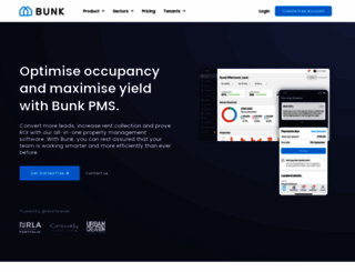 rentbunk.com screenshot