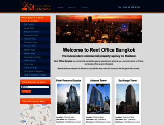 rentofficebangkok.com screenshot