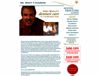 rentondentureclinic.com screenshot