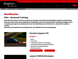 rentracecar.com screenshot