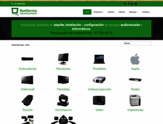 rentserviceinformatica.com screenshot