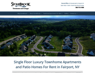 rentstonebrook.com screenshot