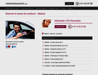 renuevatucarnet.com screenshot