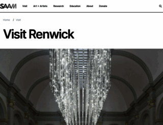 renwick.americanart.si.edu screenshot