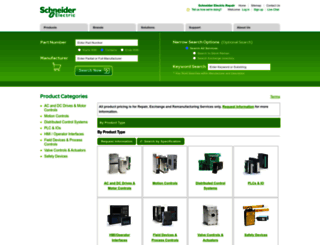 repair-search.schneiderelectricrepair.com screenshot