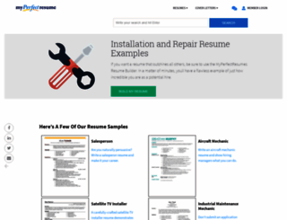 repair.myperfectresume.com screenshot