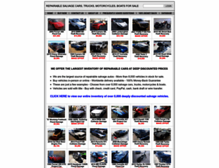 repairablecars-forsale.com screenshot