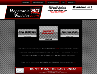 repairablevehicles.com screenshot