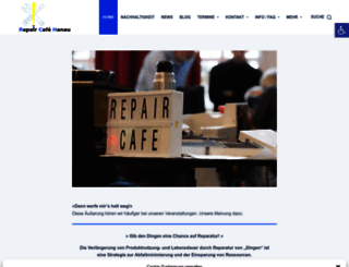 repaircafe-hanau.de screenshot