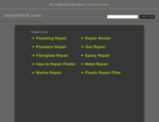 repairkwik.com screenshot
