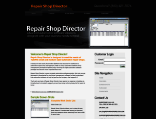 repairshopdirector.com screenshot