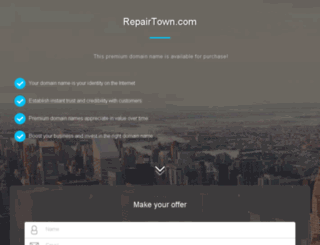 repairtown.com screenshot
