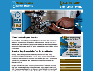 repairwaterheaterhouston.com screenshot
