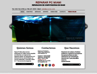 repararpcenmiami.com screenshot