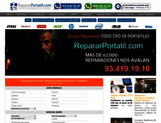 repararportatil.com screenshot