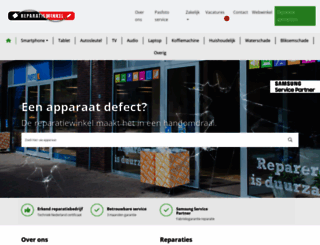 reparatiewinkel.nl screenshot