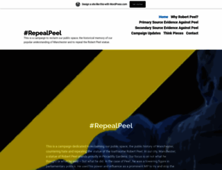 repealpeel.wordpress.com screenshot