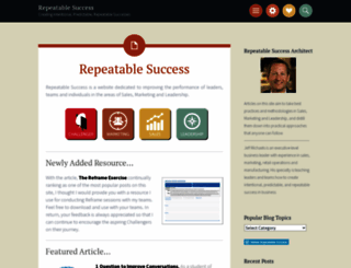 repeatablesuccess.wordpress.com screenshot