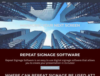 repeatsignage.greenscapes-digital.com screenshot