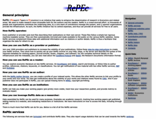 repec.org screenshot