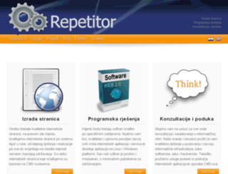 repetitor.hr screenshot