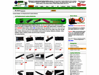 replacement-laptop-battery.com.au screenshot