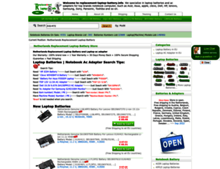 replacement-laptop-battery.info screenshot