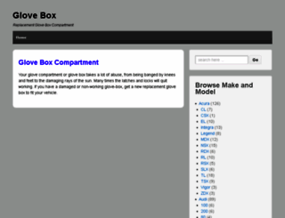 replacementglovebox.info screenshot