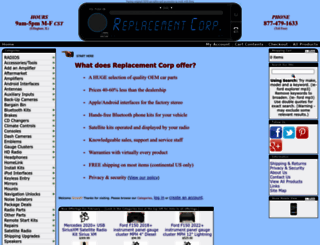 replacementradios.com screenshot