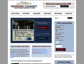 replacementwindowsconnect.com screenshot